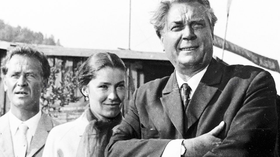 Валерия Заклунная и Евгений Матвеев на съмках