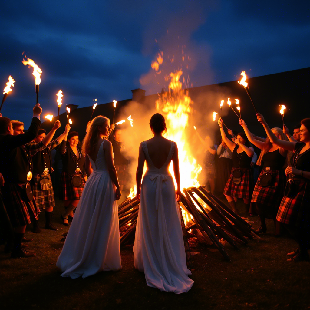 Древний шотландский ритуал очищения огнём
