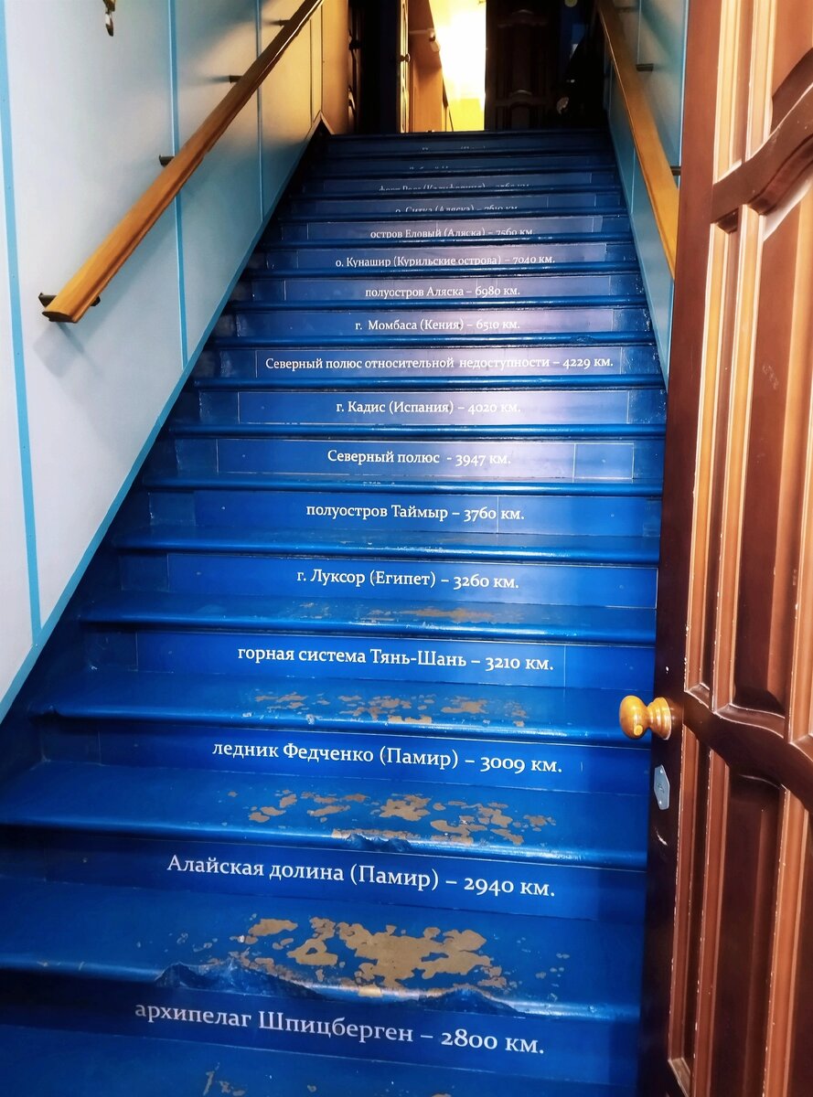 Лестница в музей путешественников 