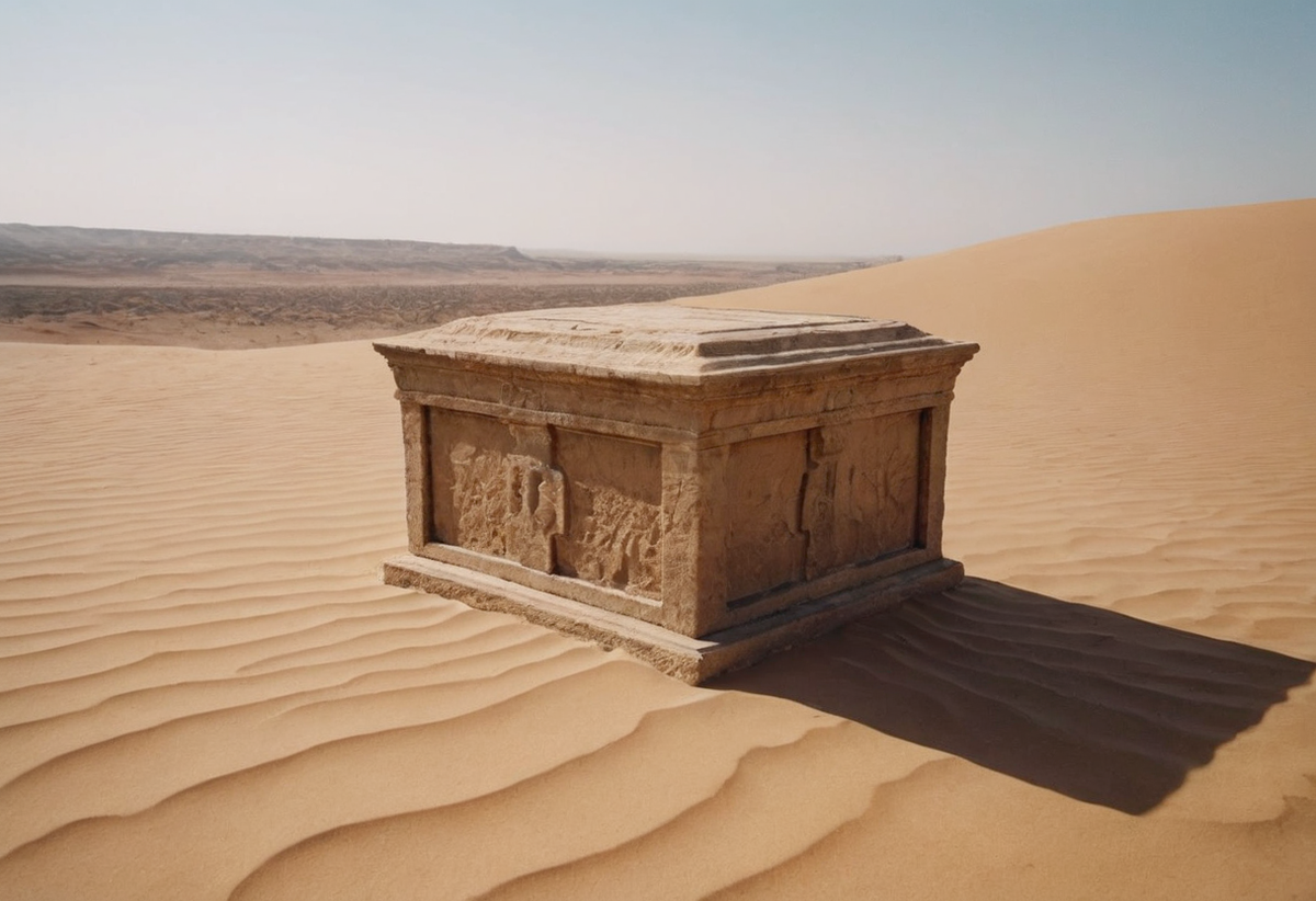 Интересную находку скрывал ящик. Фотореконструкция.