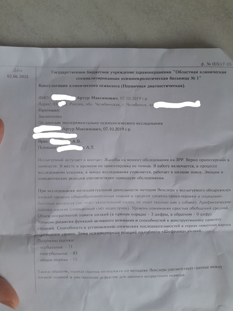 Результат 75 баллов.