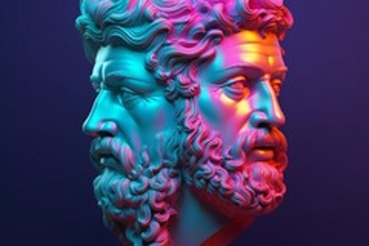 В древности иллюстрацией манипуляции, двуличности, лицемерия часто служило изображение античного бога - двуликого Януса. Источник: сгенерировано на основе оригинального визуала, адаптация и обрезка — вручную, форматировано под публикацию .