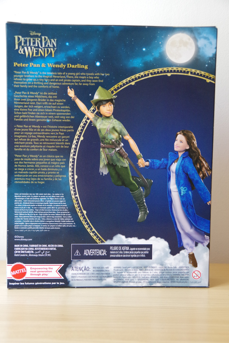 Питер Пэн и Венди. Коробка. Фото автора