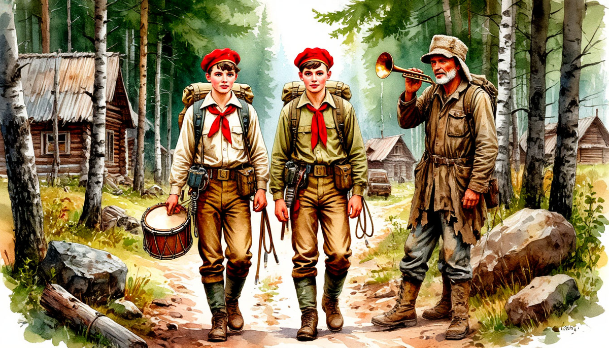 В таком составе мы прибыли на место заброшенного лесхоза.