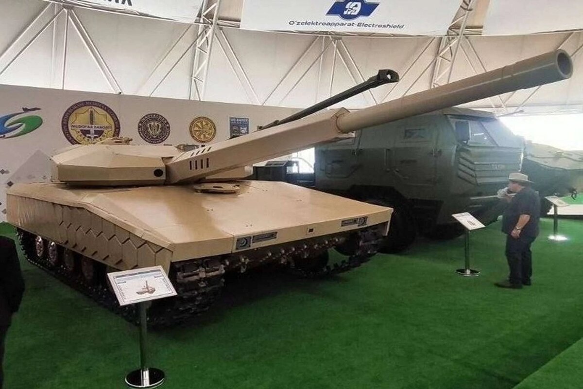 Сюрприз из Узбекистана -  модернизация  60-летних советских танков Т-64, установка новой броню и южнокорейского двигателя. Фото: Министерство обороны Узбекистана