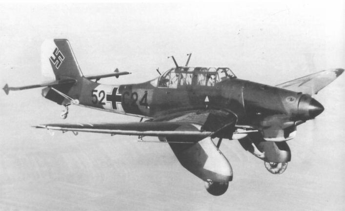 Ju-87A, Испания, 1936 г.