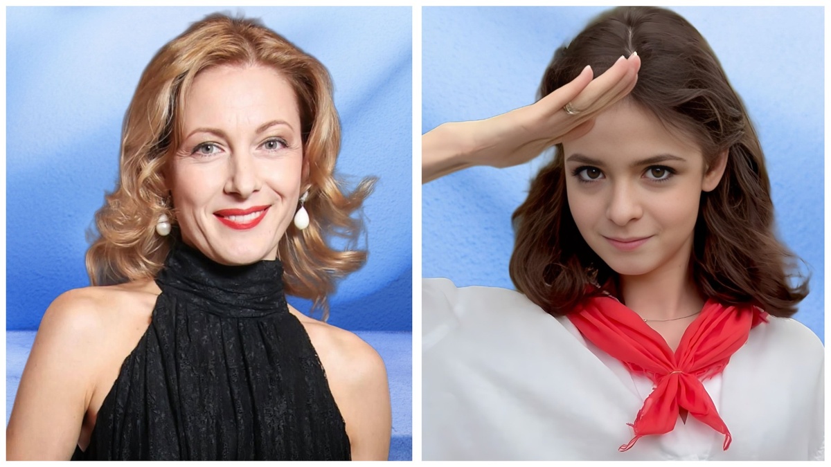 Актриса Ольга Красько и ее дочь Алевтина Майер. Коллаж. Автор: Елена Д.