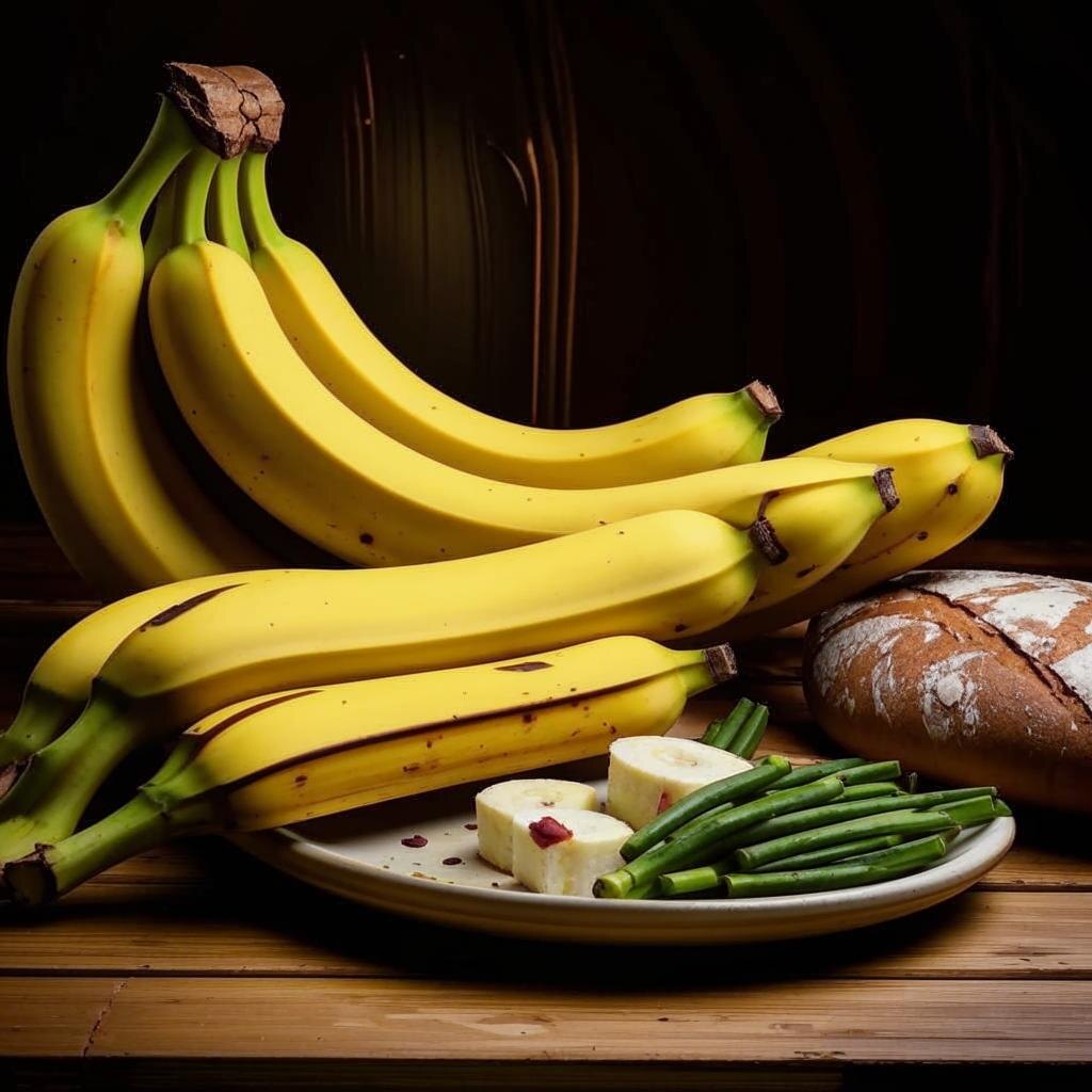 " он пришел из жарких стран, называется банан!