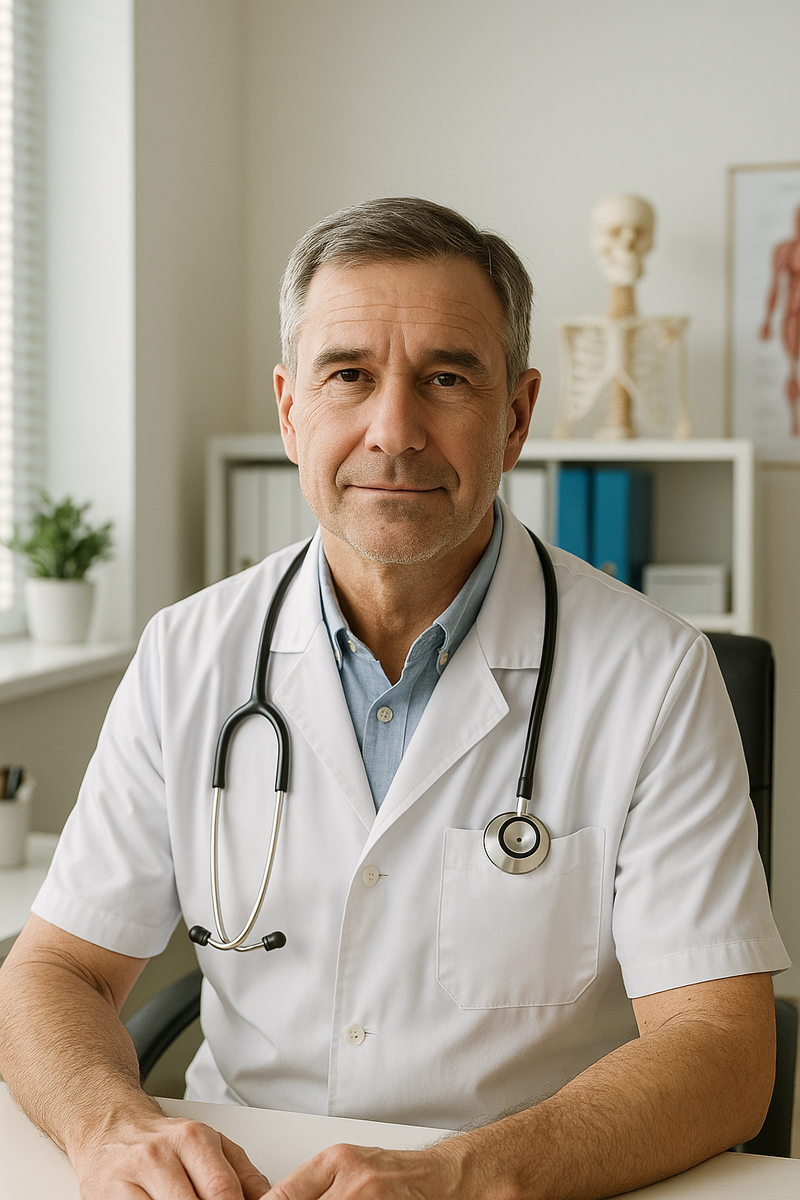 фото автора: а это несуществующий врач, но очень похож на свой прототип