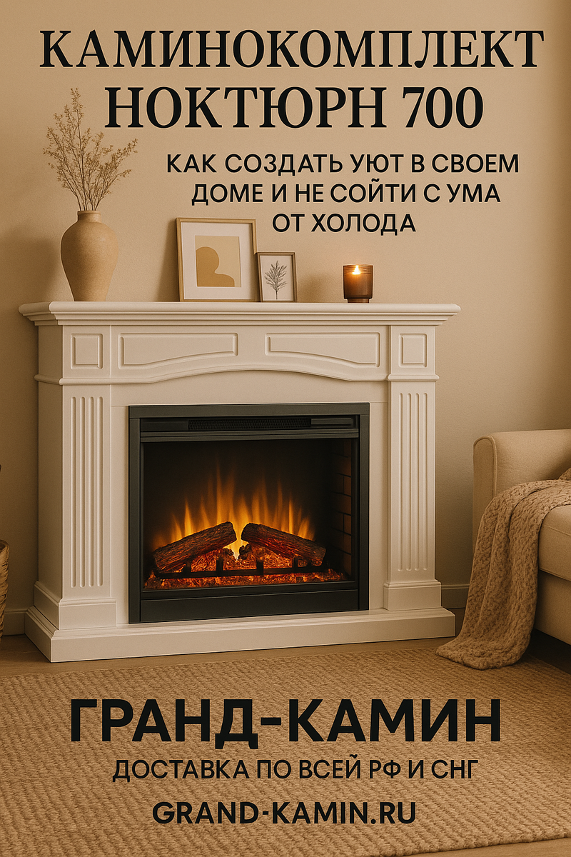    Каминокомплект Ноктюрн 700: как создать уют в своем доме и не сойти с ума от холода Kamin