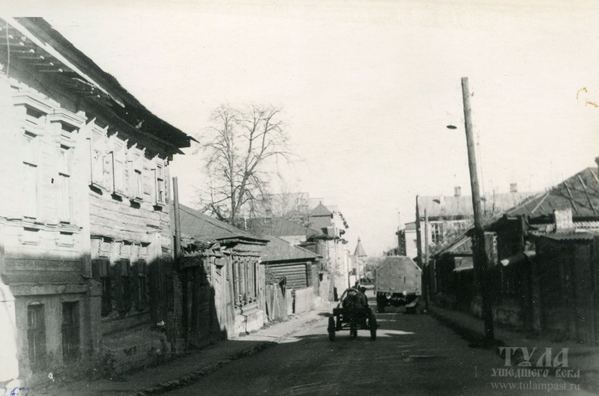 Вид Центрального переулка от улицы Каминского, 1967 год, фото Ивана Минаева