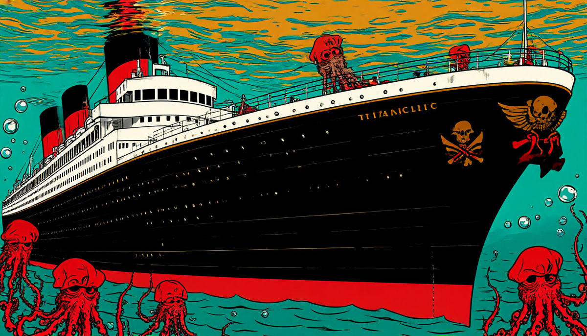 Налёт невидимых корсаров: как бактерии в пиратских банданах грабят Титаник при свете прожекторов! Подводное ограбление века