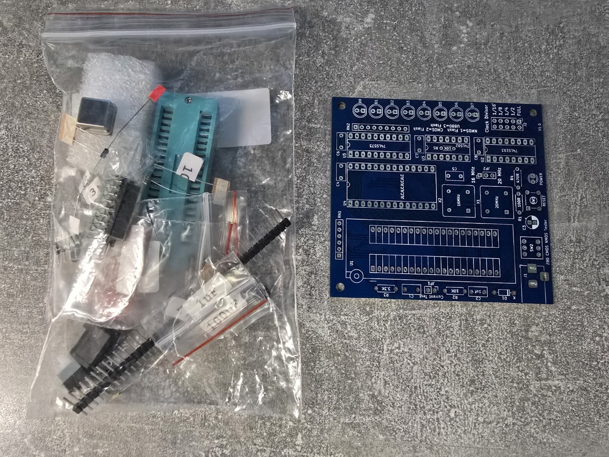 Набор для сборки тестера процессоров Z80.