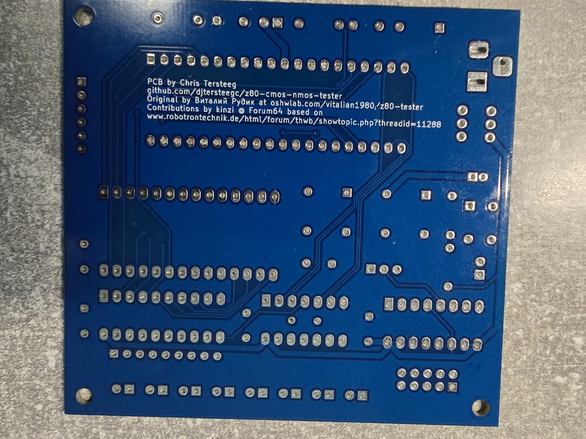 Плата тестера процессоров Z80.