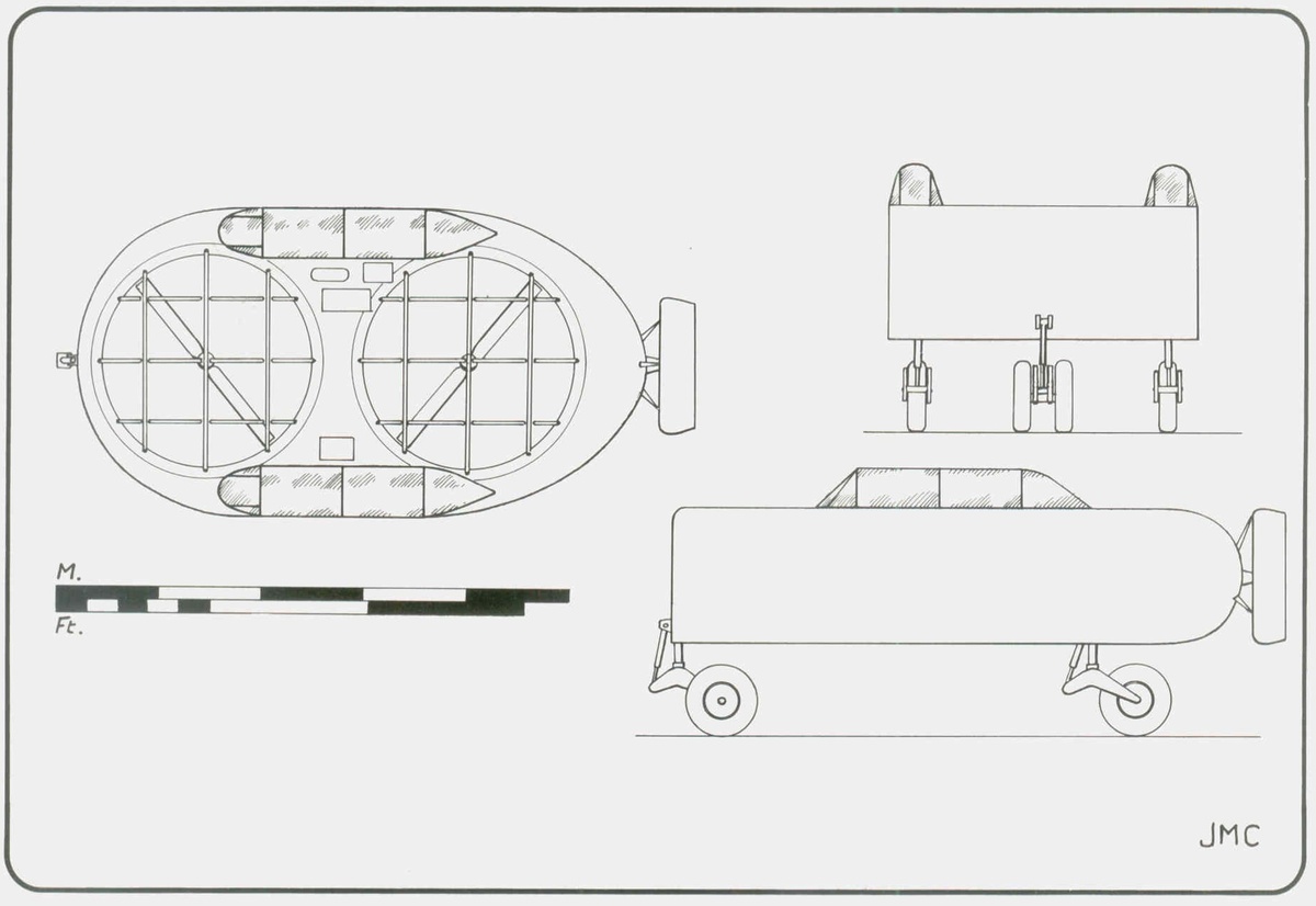 схема проекта двухроторного «летающего джипа»