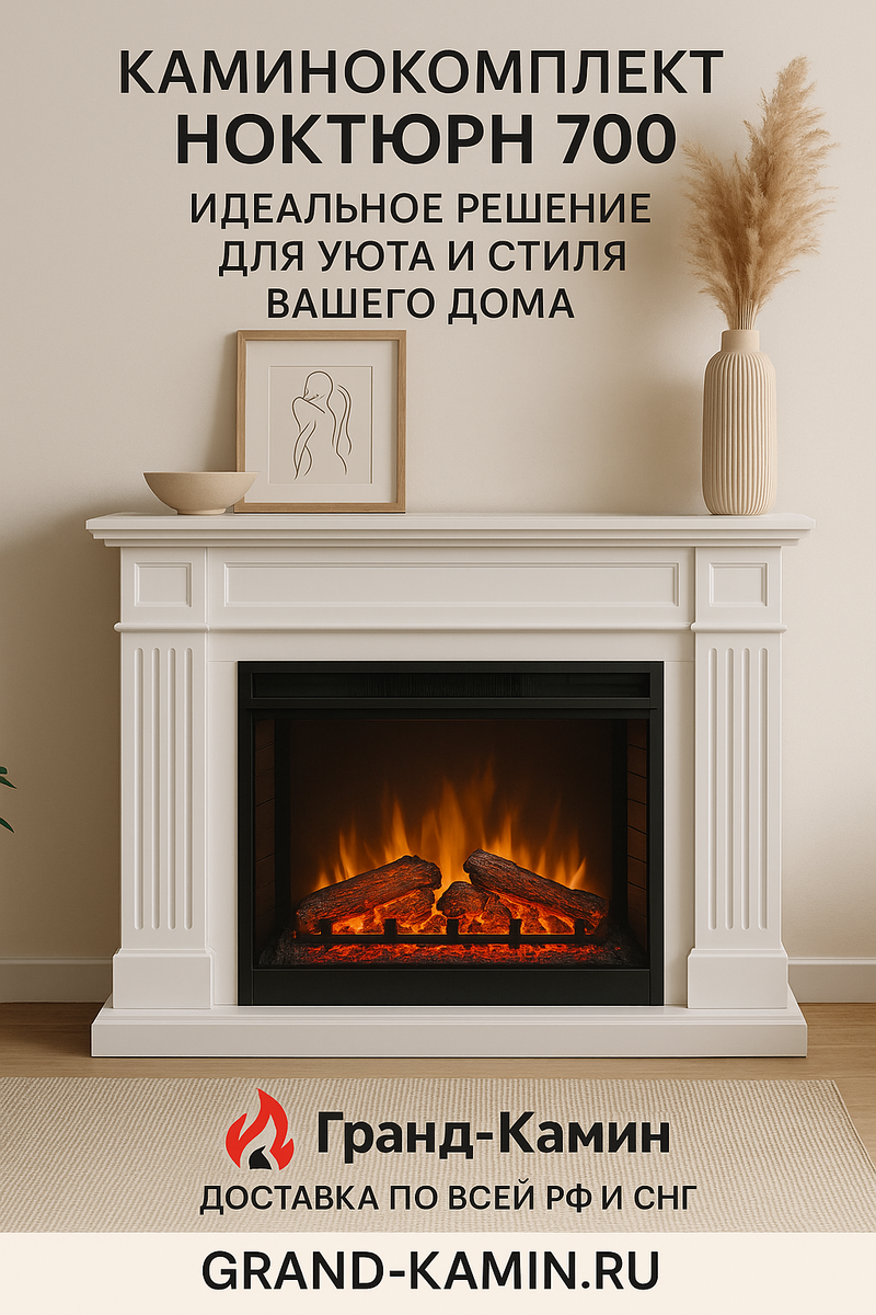    Каминокомплект Ноктюрн 700 как идеальное решение для уюта и стиля вашего дома Kamin