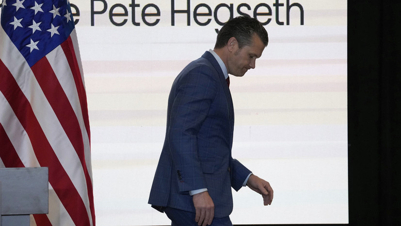     Министр обороны США Пит Хегсет AP Matias Delacroix