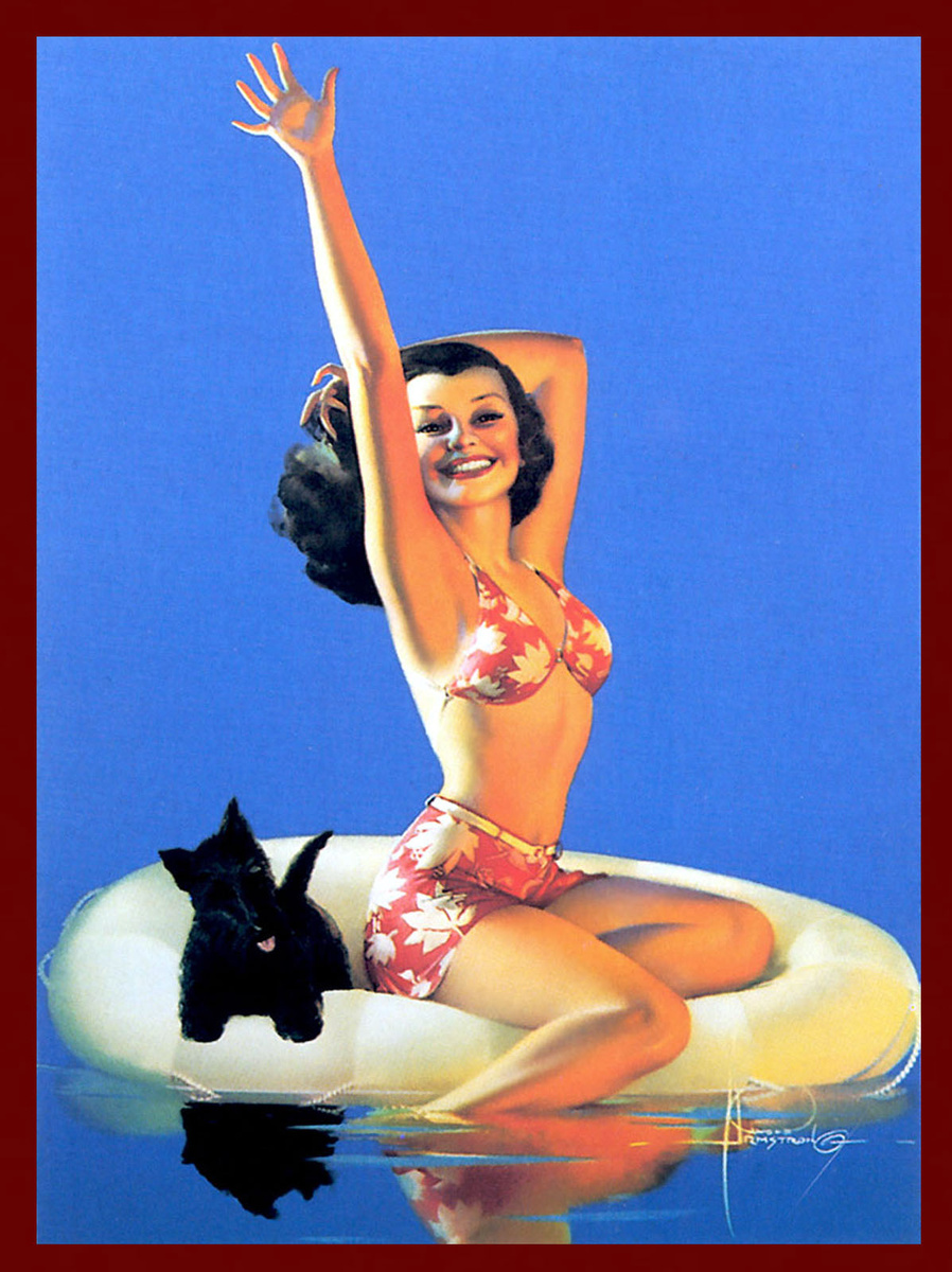 Скан из альбома о творчестве художника в собственности автора канала.