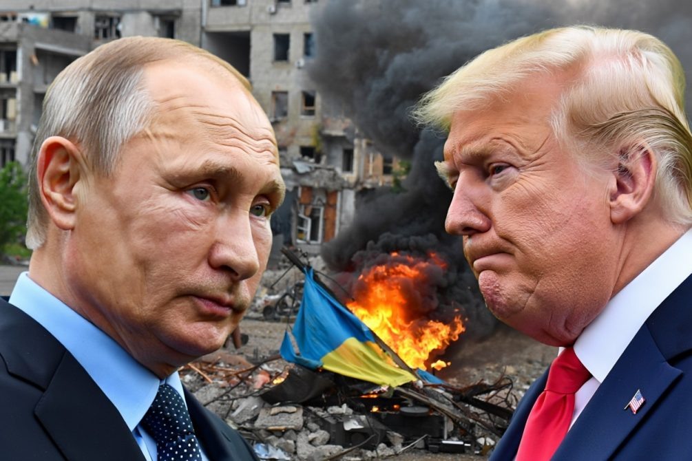  Трамп заявил, что Россия ответит террористу Зеленскому на его удары. Иллюстрация: "Блокнот"