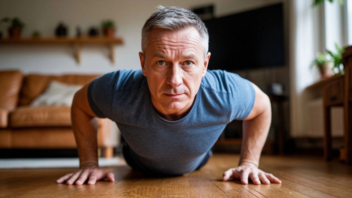 Отжался 20 раз - и снова в строю. 