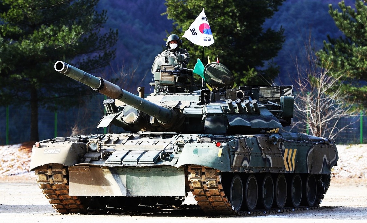 Т-80У в Южной Корее.