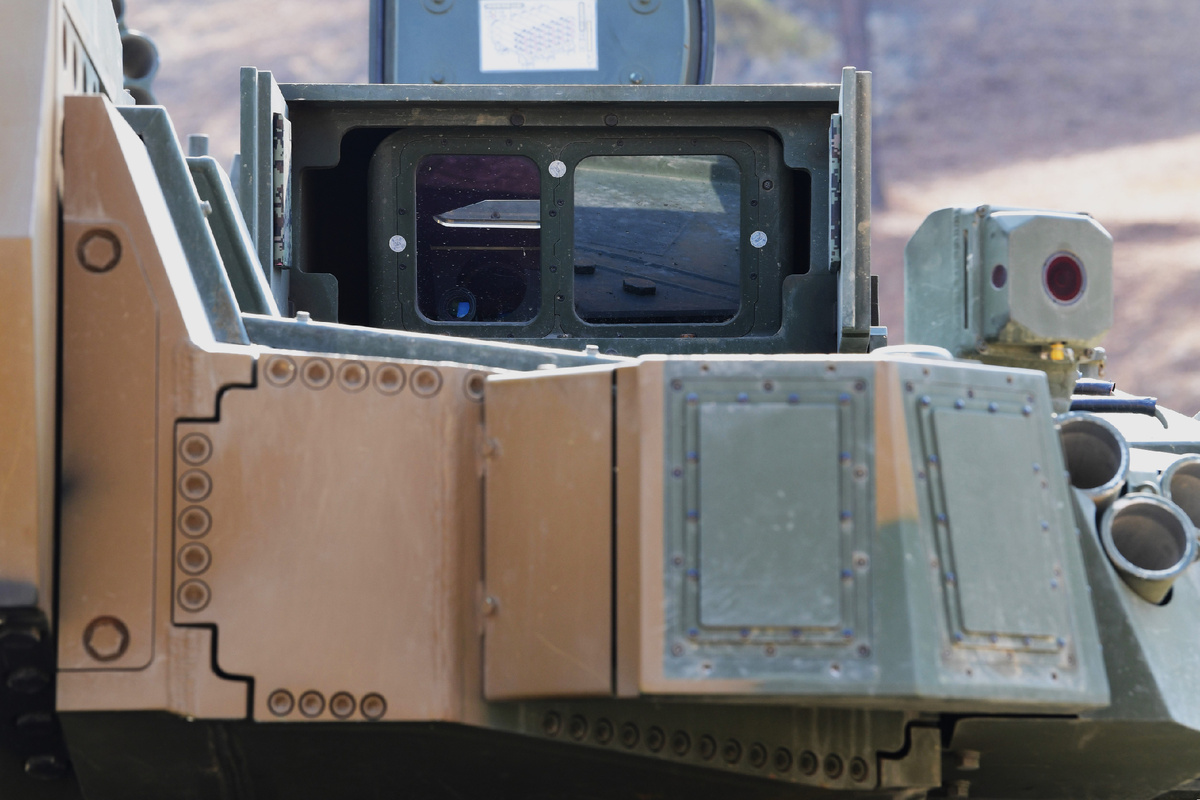 Входное окно основного прицела наводчика.