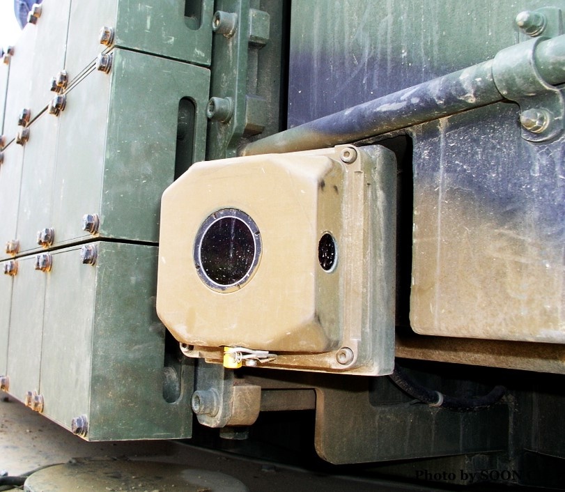 Задний левый датчик.