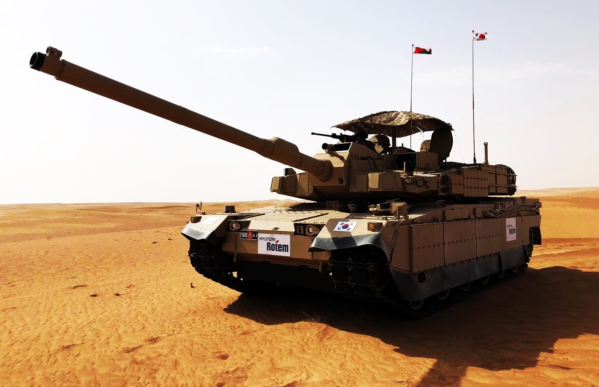 K2ME на испытаниях в Омане.