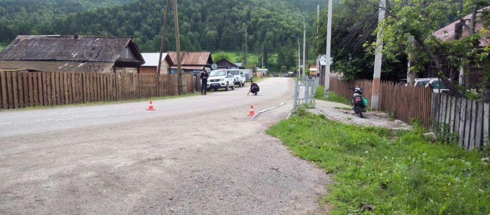   ДТП с мотоциклом на Алтае . Источник: МВД Республики Алтай