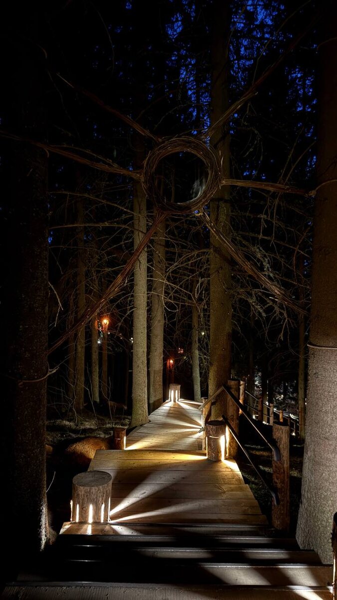 дорожки с атмосферной подсветкой