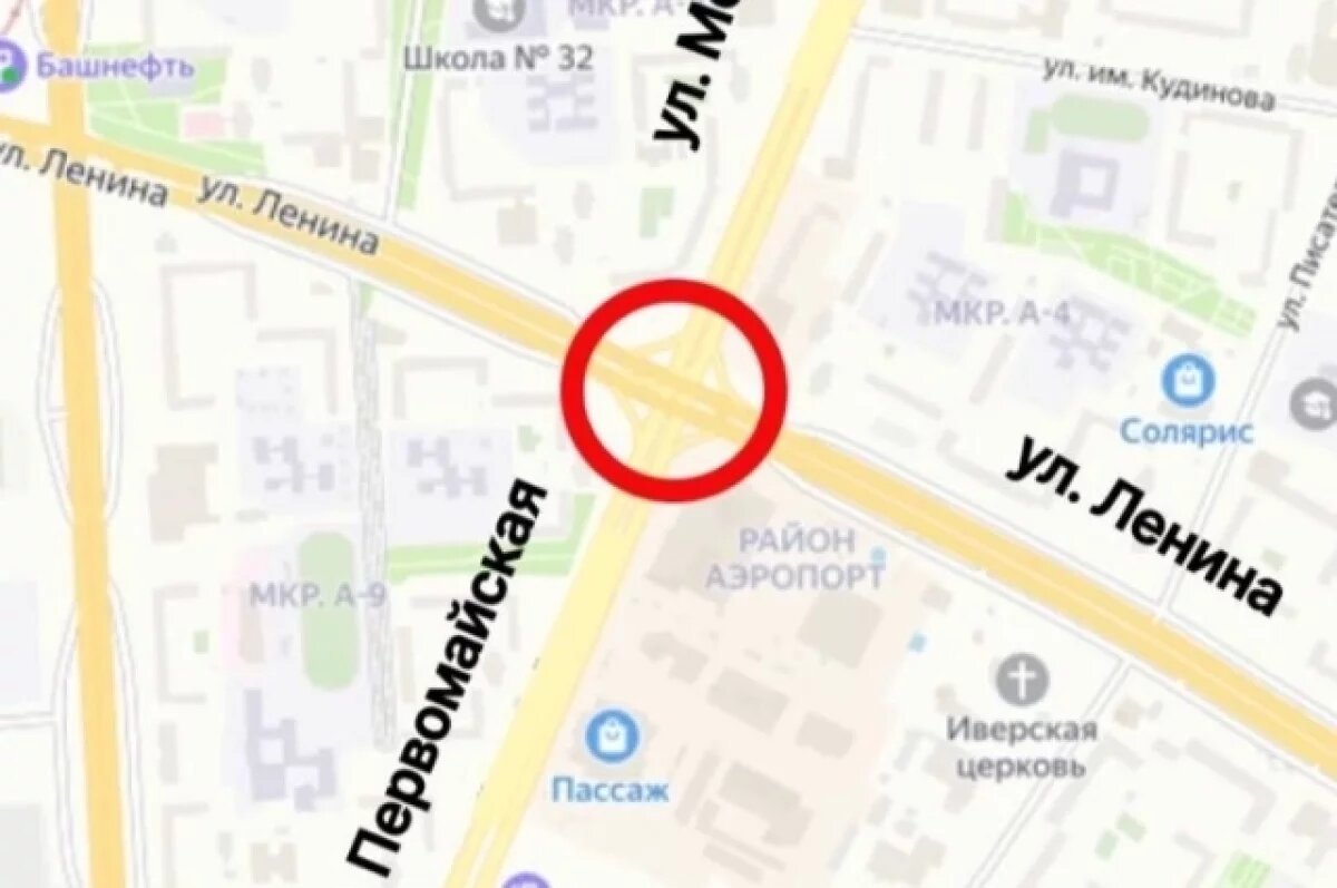    В Ижевске частично перекроют движение по перекрёстку возле ТЦ «Кит»