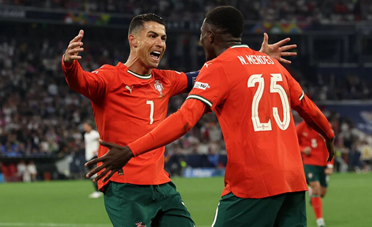 Криштиану Роналду забил в нынешней Лиге наций 7 мячей. Фото: УЕФА