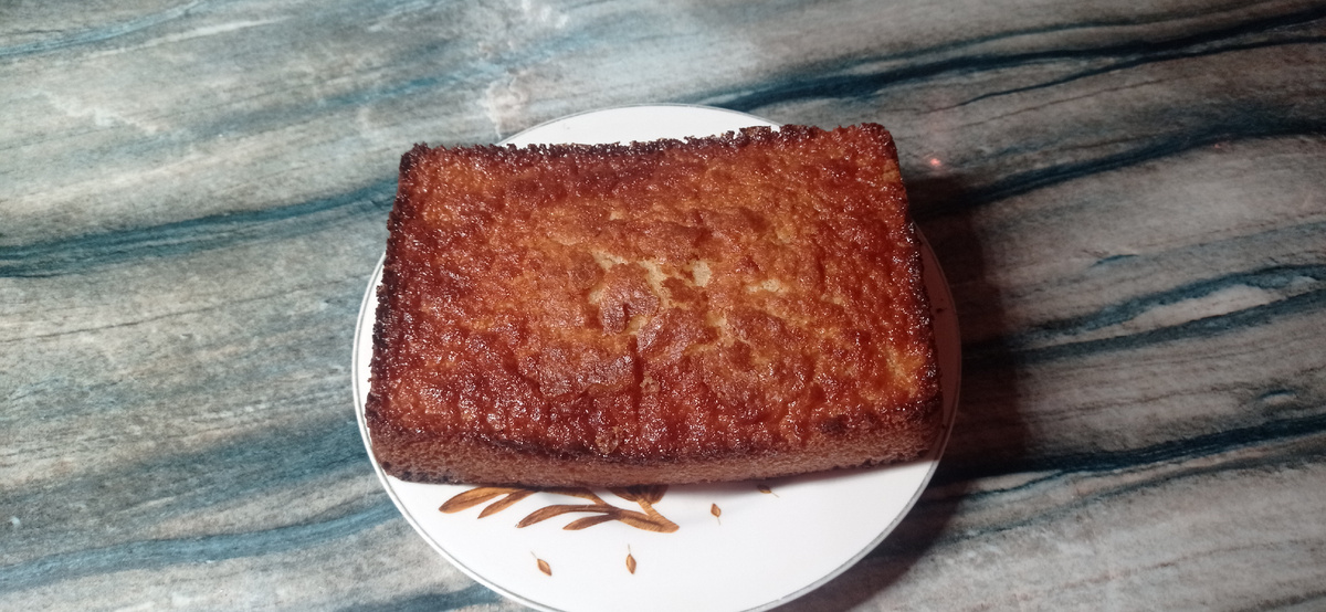 Пирог из манной крупы