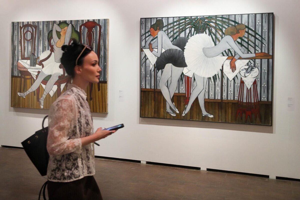 Выставка "Калейдоскоп времени" в Московском музее современного искусства. АГН "Москва" 