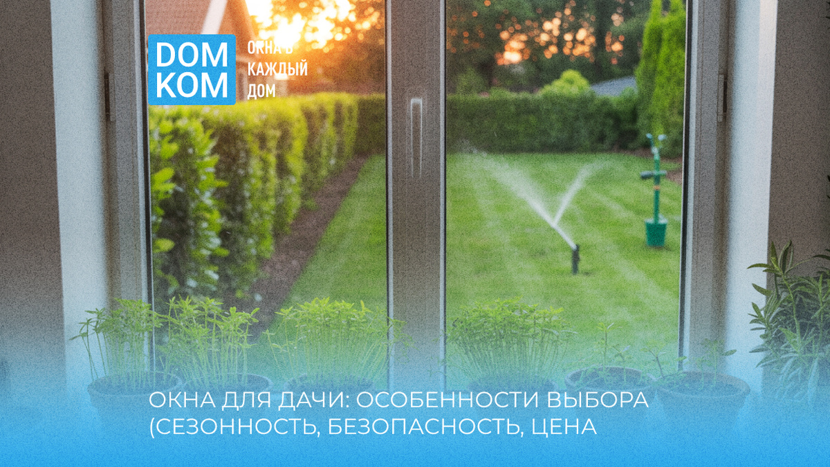 Пластиковые окна для дачи