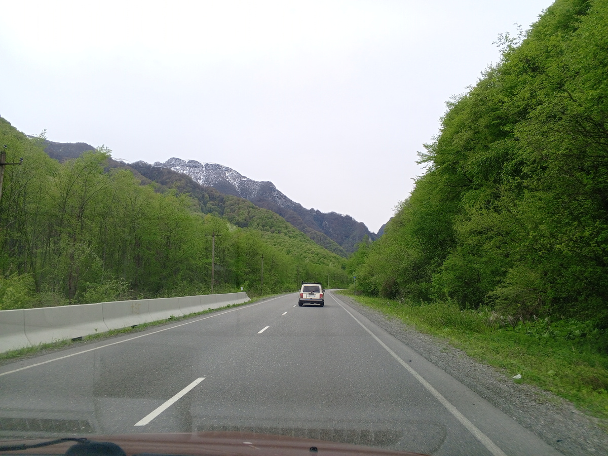 Дорога в Кармадонское ущелье