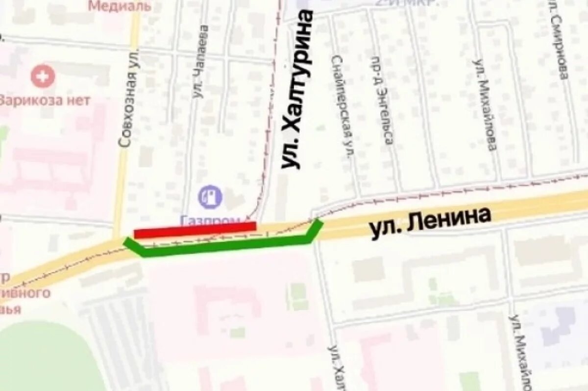    На 4 дня в Ижевске ограничат движение по улице Ленина