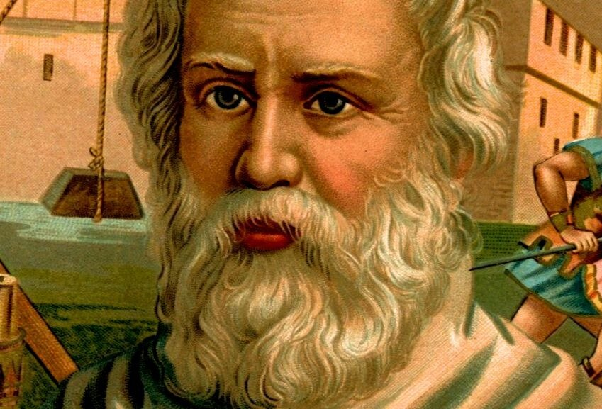Архимед. Интересно, о чем он думает. Взято: Яндекс.Картинки