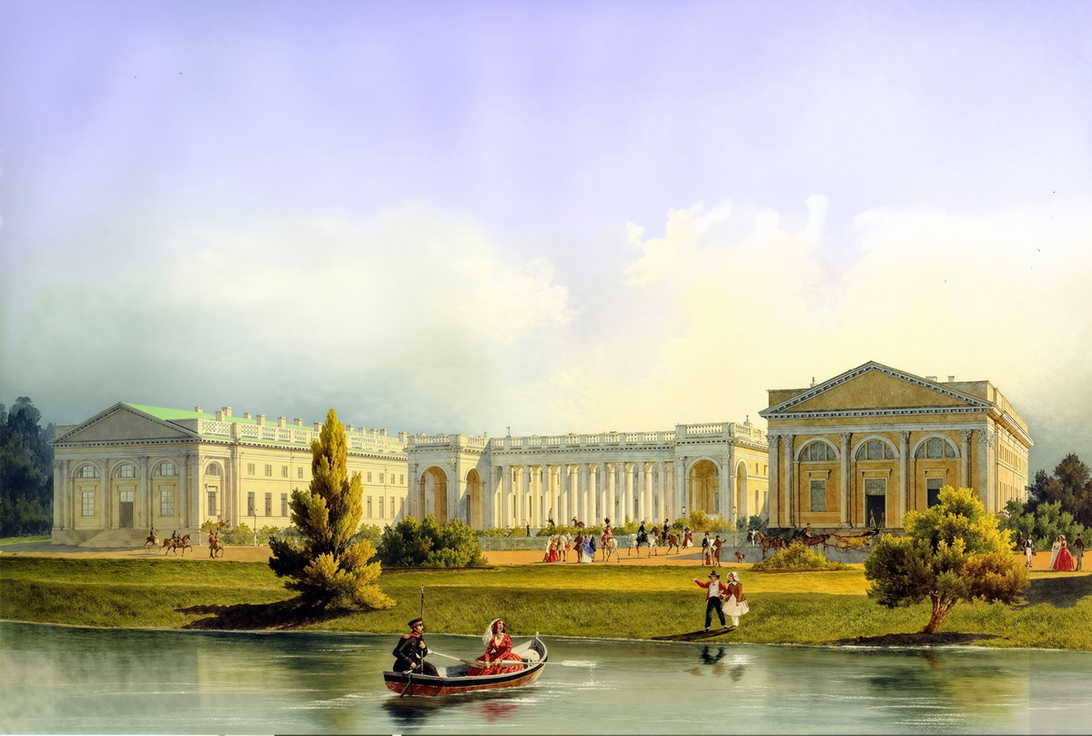 Александровский дворец в Царском селе. Горностаев Алексей Максимович. 1847 г.