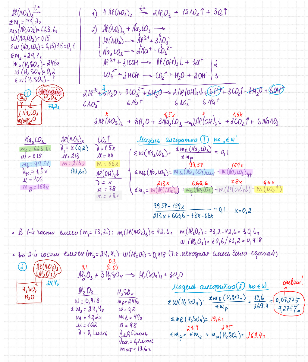 Реальная 34-я задача (3) ЕГЭ по Химии 2025. Решает репетитор Богунова В.Г.