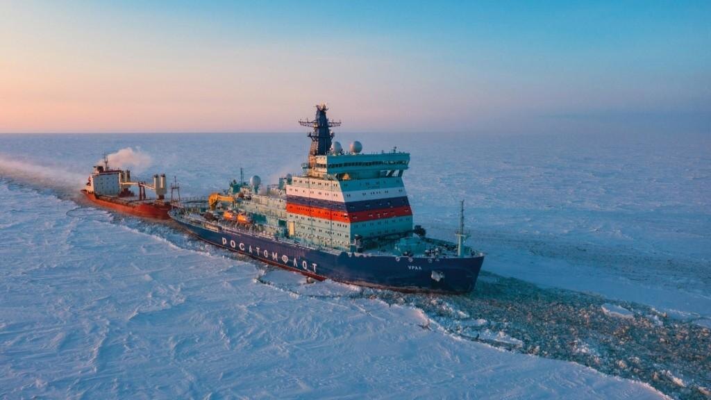 Северный морской путь. Источник: rosatomflot.ru.