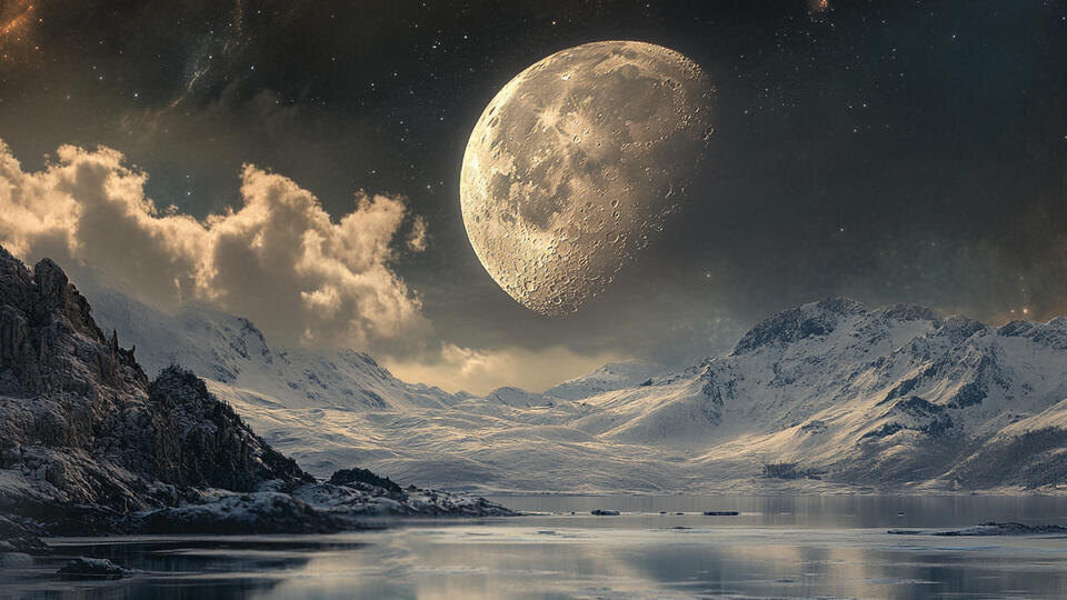 Следы древней цивилизации: на Луне обнаружены пирамиды