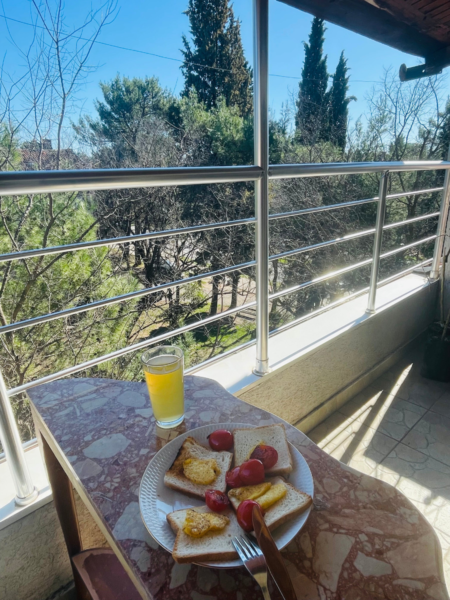 осень на балконе в Подгорице