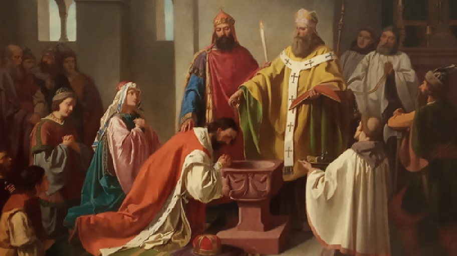 "Крещения князя Борживоя. Художник К. Явурек