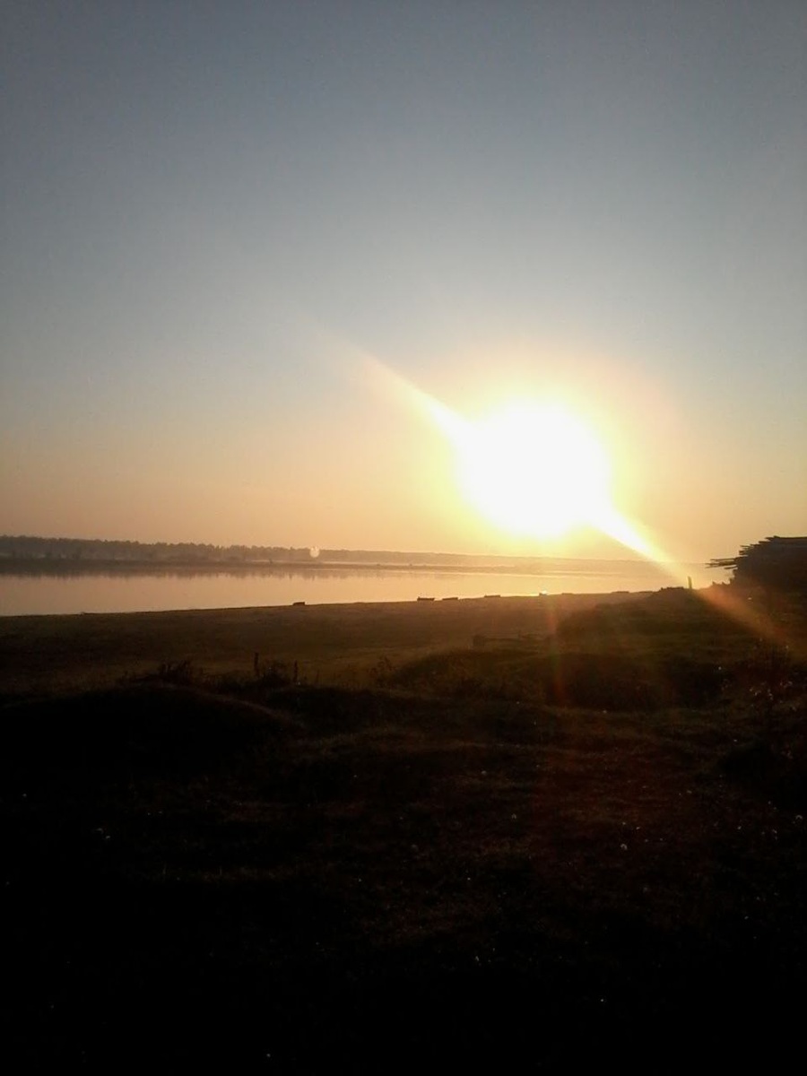 Река Тавда, ей я любовалась каждое утро, когда шла на работу. 