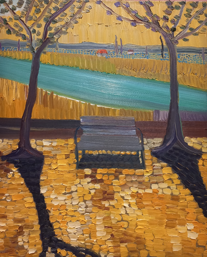 М.Вонг. Пространство между деревьями, 2019г.