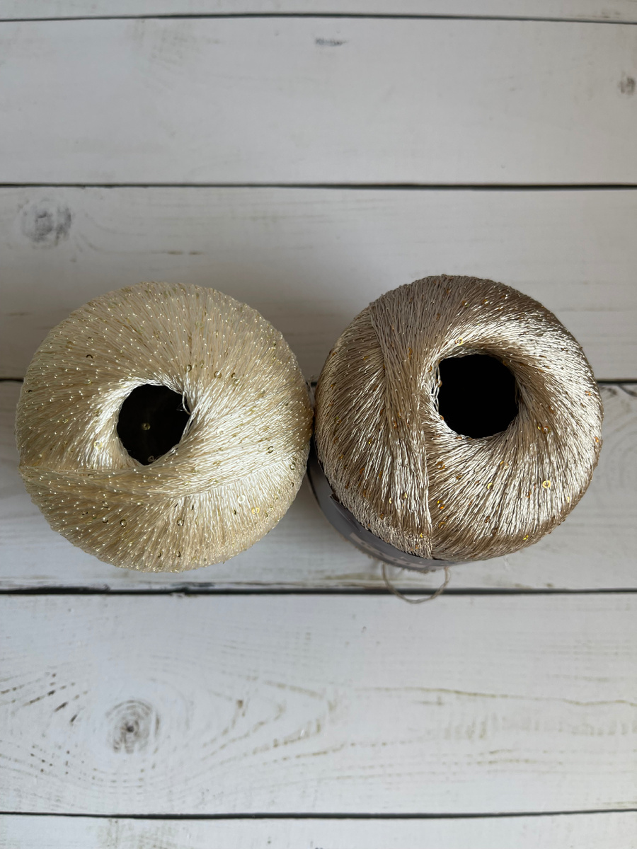 Блестючая пряжа от Кутнор с пайетками