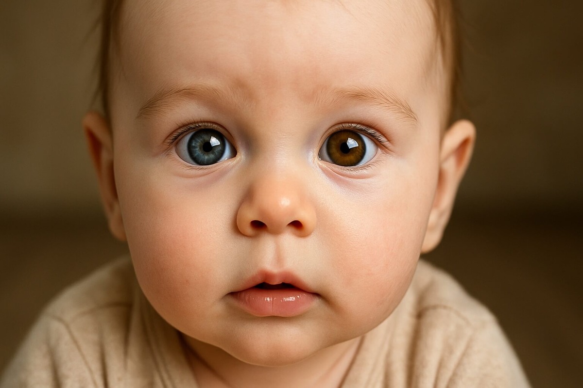    Голубые глаза при рождении — не гарантия, что такими они останутся