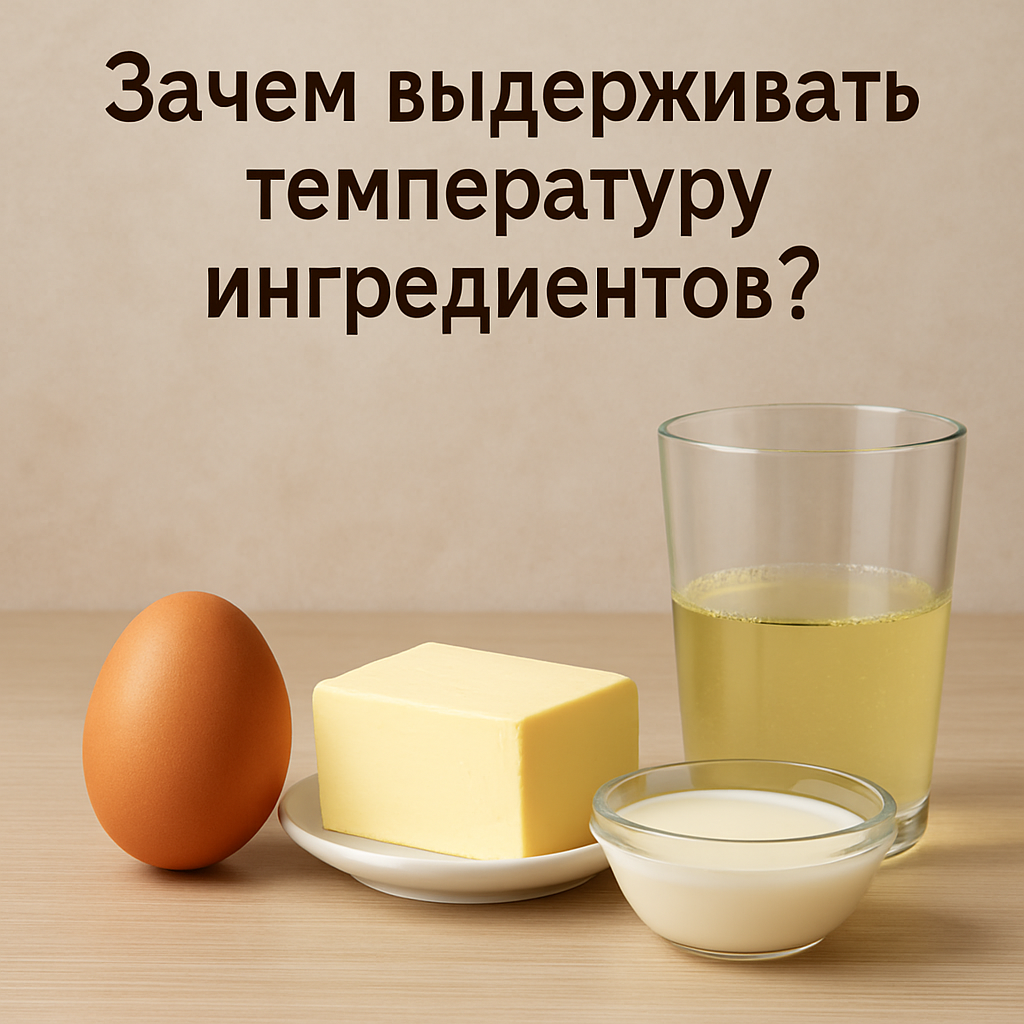 Зачем выдерживать температуру ингредиентов? - Вкусно Просто Быстро