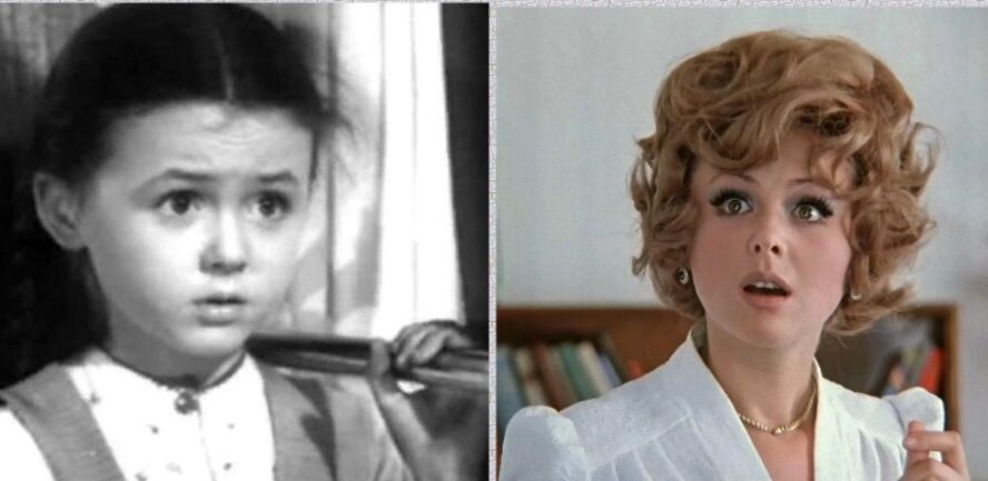 В фильмографии  62 роли. В 8 лет снялась в фильме: «Алёша Птицын вырабатывает характер»(1953). На фото фильм: «Иван Васильевич меняет профессию»(1973)